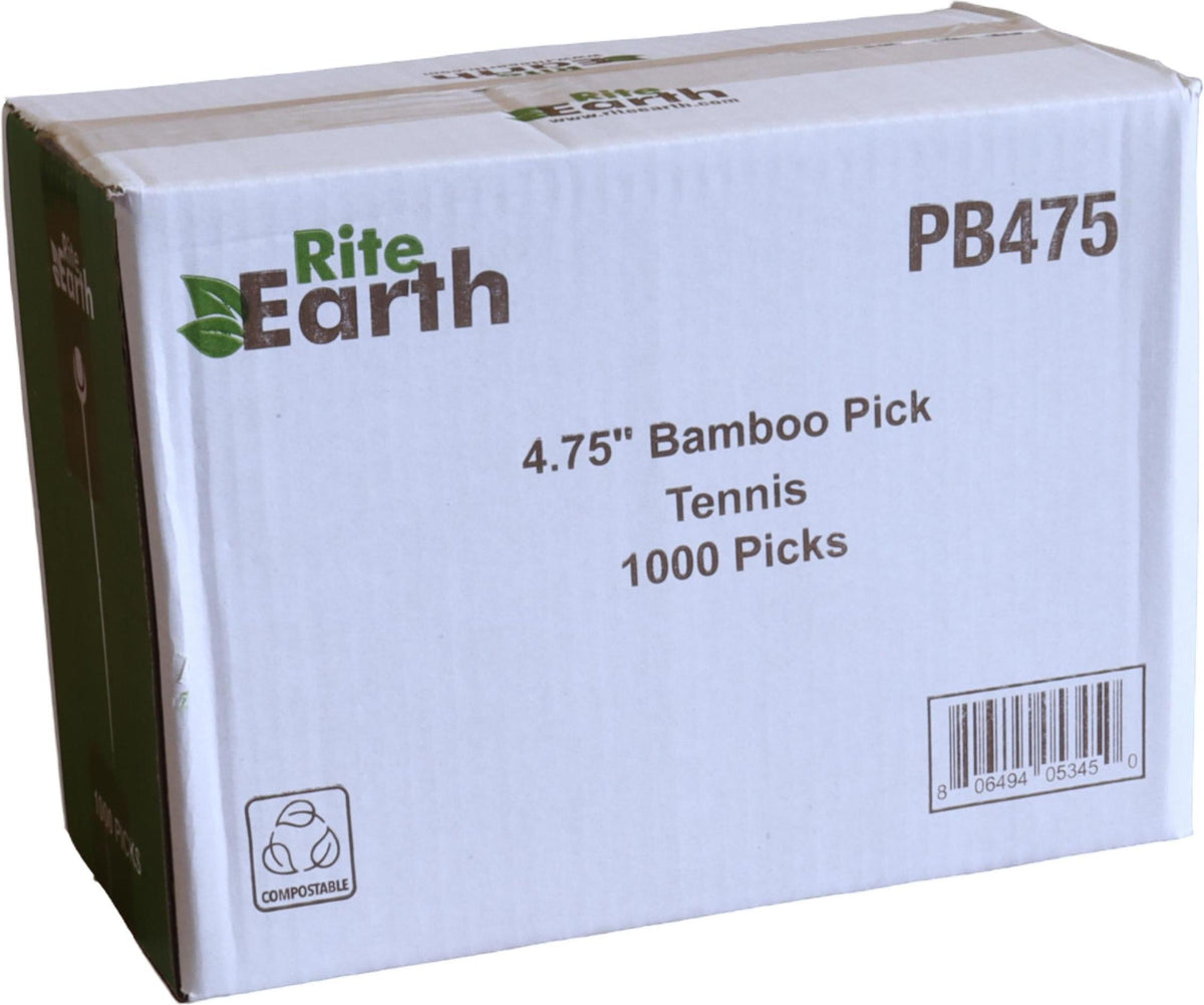 RiteEarth - 4.75" Bamboo Pick, 1000/Bx - PB475