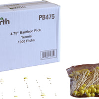 RiteEarth - 4.75" Bamboo Pick, 1000/Bx - PB475