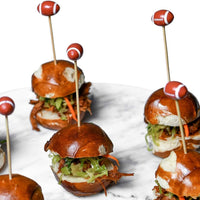 RiteEarth - 4.75" Bamboo Pick, 100pcs/bag, 10bag/box - Football - PB474