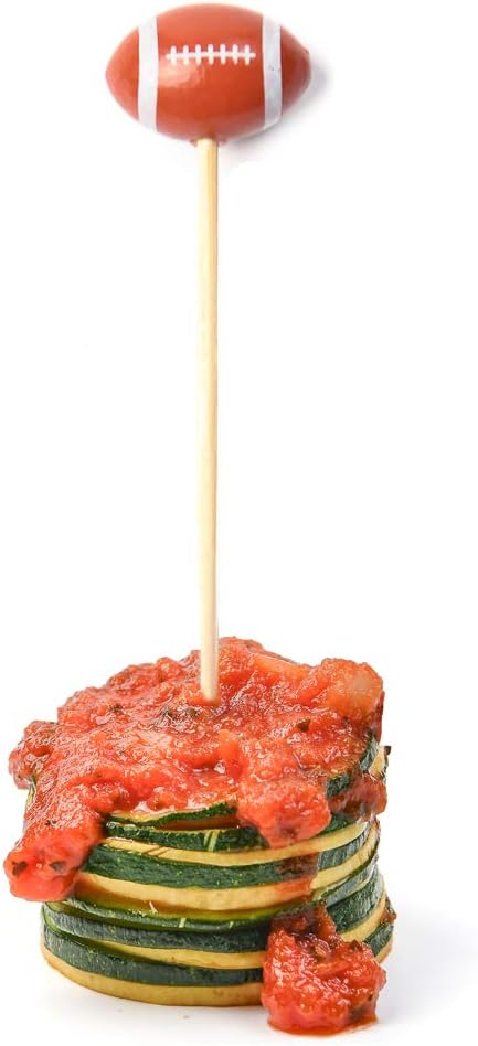 RiteEarth - 4.75" Bamboo Pick, 100pcs/bag, 10bag/box - Football - PB474