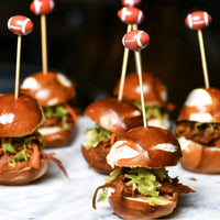 RiteEarth - 4.75" Bamboo Pick, 100pcs/bag, 10bag/box - Football - PB474