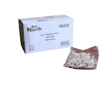 RiteEarth - 4.75" Bamboo Pick - 19th Flag, 100/Bg, 10 Bag/Bx - PB470