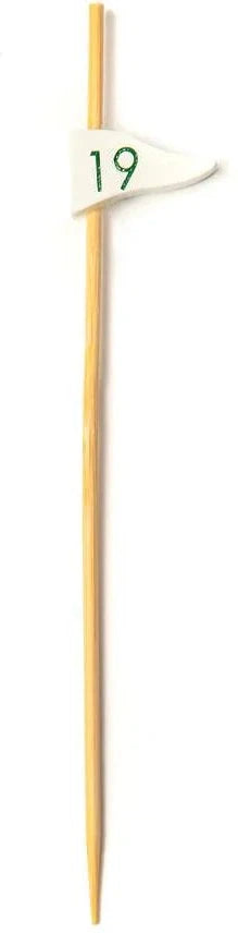 RiteEarth - 4.75" Bamboo Pick - 19th Flag, 100/Bg, 10 Bag/Bx - PB470
