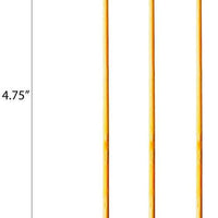 RiteEarth - 4.75" Bamboo Pick - Baseball, 100/Bg, 10 Bag/Bx - PB472