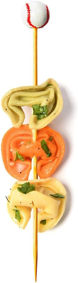 RiteEarth - 4.75" Bamboo Pick - Baseball, 100/Bg, 10 Bag/Bx - PB472