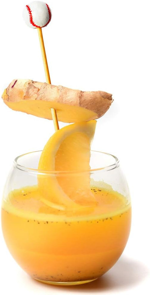 RiteEarth - 4.75" Bamboo Pick - Baseball, 100/Bg, 10 Bag/Bx - PB472