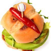 RiteEarth - 4.75" Bamboo Pick - Baseball, 100/Bg, 10 Bag/Bx - PB472