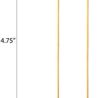 RiteEarth - 4.75" Bamboo Pick - Basketball, 100/Bg, 10 Bag/Bx - PB471