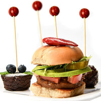 RiteEarth - 4.75" Bamboo Pick - Basketball, 100/Bg, 10 Bag/Bx - PB471