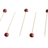 RiteEarth - 4.75" Bamboo Pick - Basketball, 100/Bg, 10 Bag/Bx - PB471