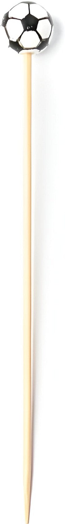 RiteEarth - 4.75" Bamboo Pick - Soccer, 100pcs/bag, 10bag/box - PB476