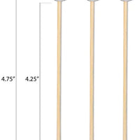 RiteEarth - 4.75" Bamboo Pick - Soccer, 100pcs/bag, 10bag/box - PB476