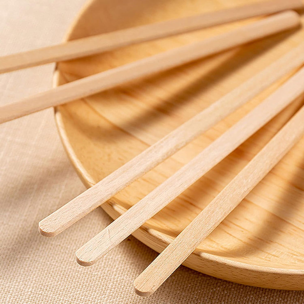 RiteEarth - 5.5" Wrapped Wooden Stirrer, Pack of 500 - ST550W