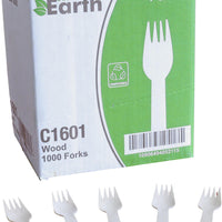 RiteEarth - 6" Wooden Fork, 1000/Cs - C1601