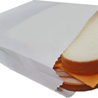 RiteEarth - 6" x 0.75" x 6.75" Regular Greaseproof Sandwich Bag, Pack of 1000 - GSB617