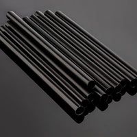 RiteEarth - 8" Black Paper Jumbo Milkshake Straws, Pack of 250, 9bx/cs - SE0819