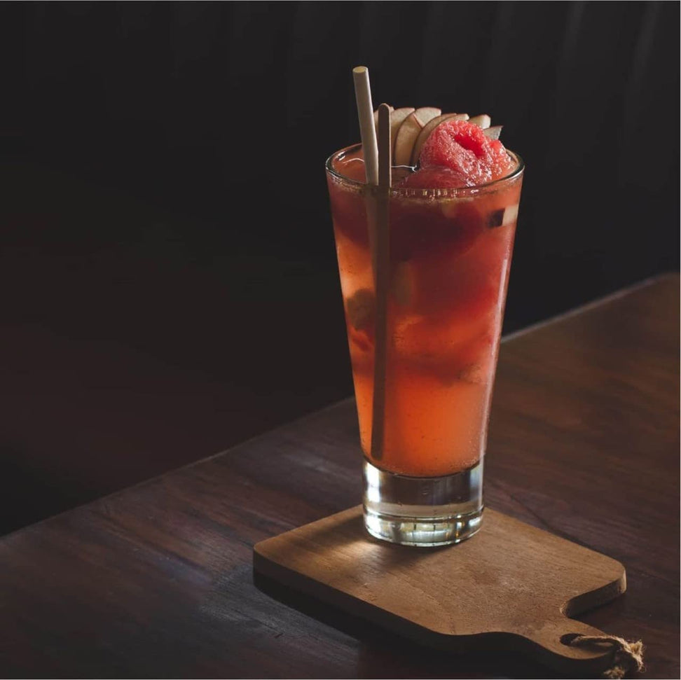 RiteEarth - 8" White Paper Jumbo Milkshake Straws, Pack of 250, 9bx/cs - SE0810