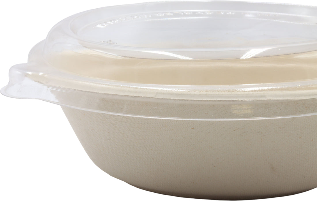 RiteEarth - Bagasse Dome Lid for 18 Oz Bowl, Pack of 300/cs - BDL83