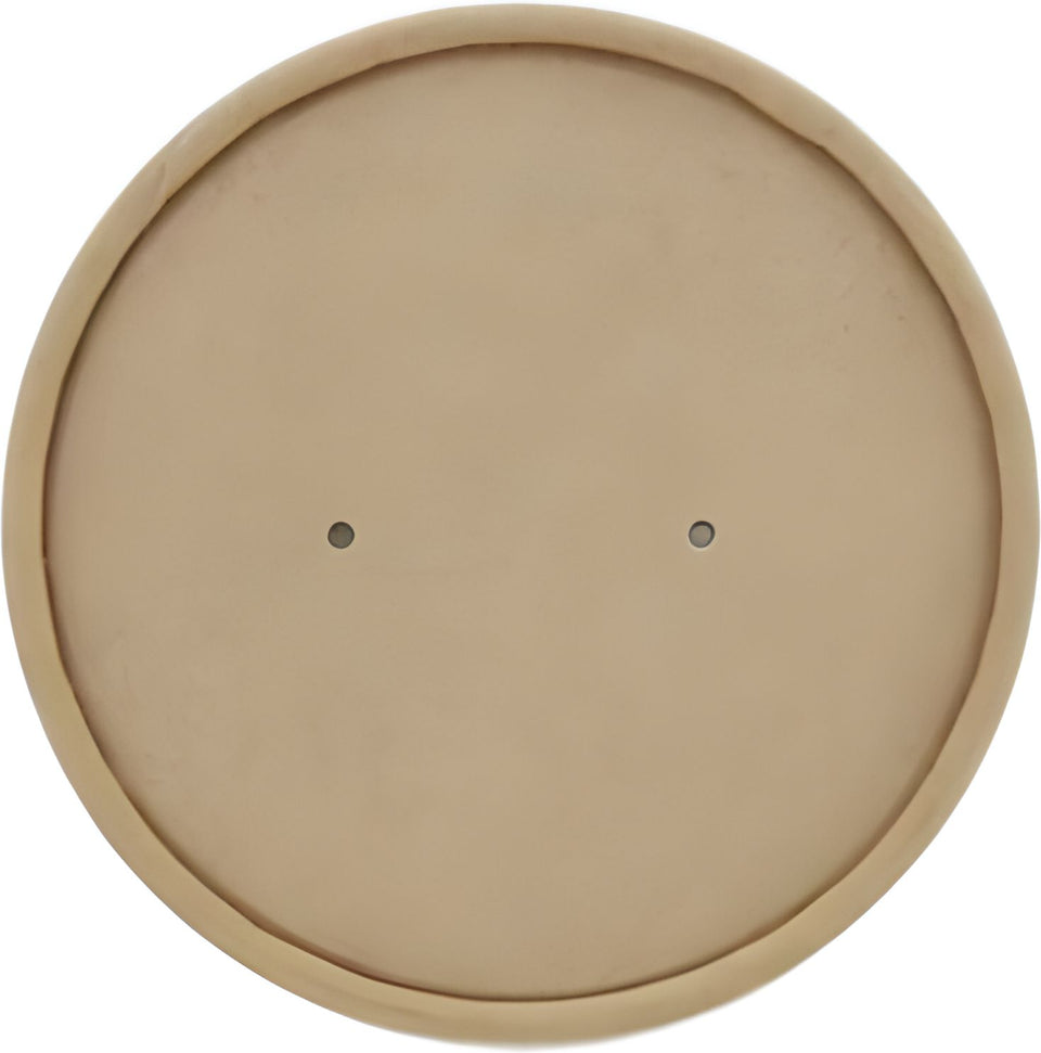 RiteEarth - Brown Dome Lid fits 8 Oz Squat, 10 Oz-20 Oz Paper Hot Cups, 1000/Cs - PA800K