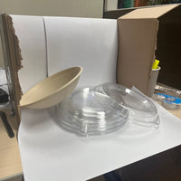 RiteEarth - Low Dome PET Lid for 8500 Bowls, 300/cs, 75/pk, 4pk/cs - BL85LD