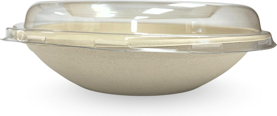 RiteEarth - Low Dome PET Lid for 8500 Bowls, 300/cs, 75/pk, 4pk/cs - BL85LD