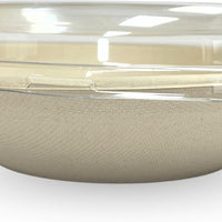 RiteEarth - Low Dome PET Lid for 8500 Bowls, 300/cs, 75/pk, 4pk/cs - BL85LD