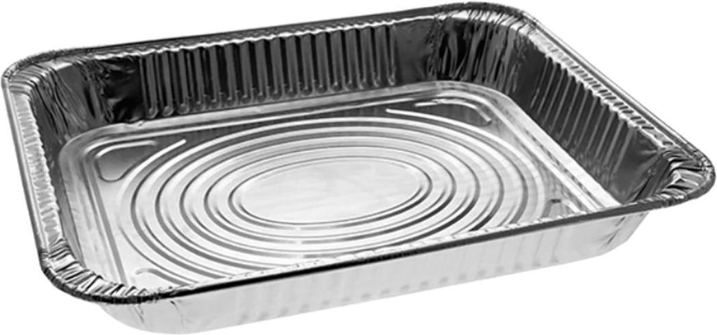 RiteFoil - 11.62" x 9.06" x 2.46" 1/2 Steam Foil Pan Deep 40G, 100/Cs - FP3340
