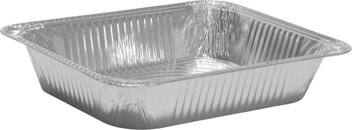 RiteFoil - 11.62" x 9.06" x 2.46" 1/2 Steam Foil Pan Deep 40G, 100/Cs - FP3340