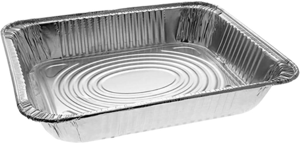RiteFoil - 11.75" x 9.43" x 2.06" 1/2 Steam Foil Pan Medium 40G, 100/Cs - FP3240