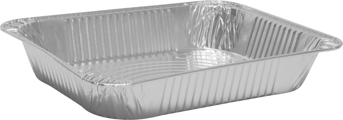 RiteFoil - 11.75" x 9.43" x 2.06" 1/2 Steam Foil Pan Medium 40G, 100/Cs - FP3240