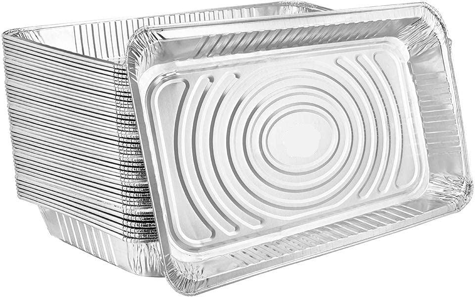 RiteFoil - 19.56" x 11.68" x 2" Full Steam Shallow Foil Pan 70G, 50/Cs - FP4270