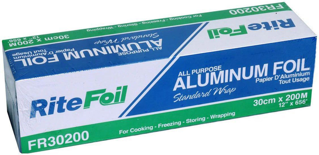 RiteFoil - 30cm X 200m Aluminum Foil Roll, 6rl/Cs - FR30200 - DISCONTINUED