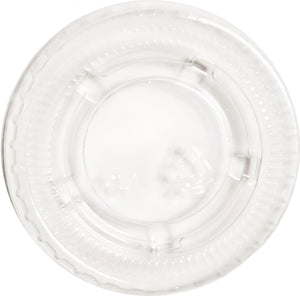RitePak - 1 Oz Clear Plastic Portion Cup Lid, 2500/Cs - PL100
