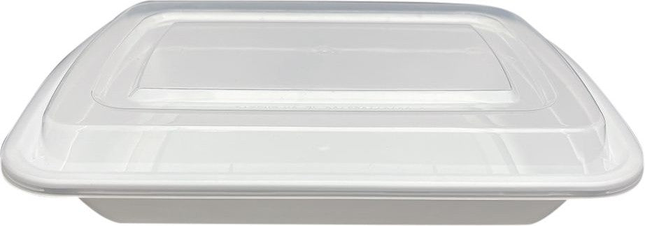 RitePak - 16oz, 7" x 5" x 1.5" Clear Rectangular Container with Lid Combo, 150/Cs - MR7516C