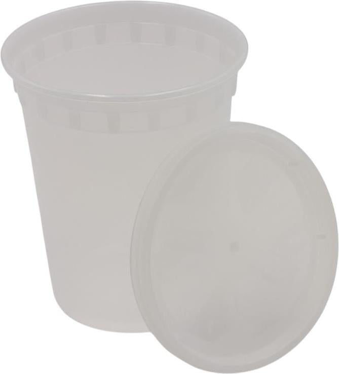 RitePak - 16oz Heavy Duty Deli Container Combo, 240/Cs - DI16C