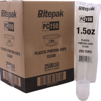 RitePak - 1.5oz Clear Plastic Portion Cups, 2500/Cs - PC150