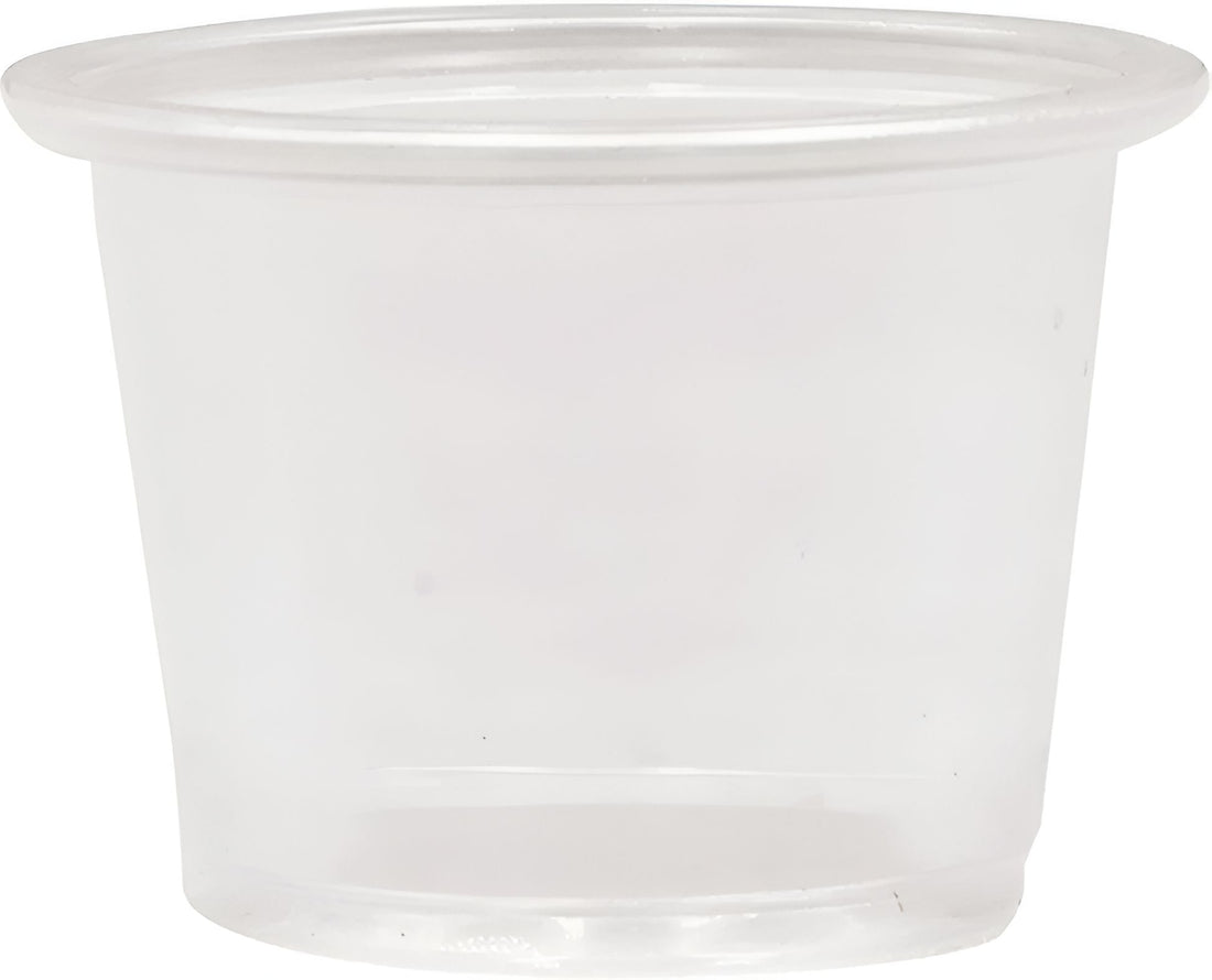 RitePak - 1oz Clear Plastic Portion Cups, 2500/Cs - PC100