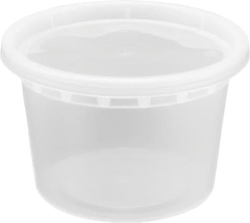 RitePak - 24oz Heavy Duty Deli Container Combo, 240/cs - DI24C