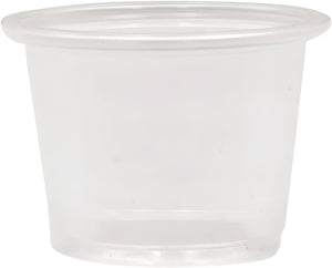 RitePak - 3/4 Oz Clear Plastic Portion Cups, 2500/cs - PC075