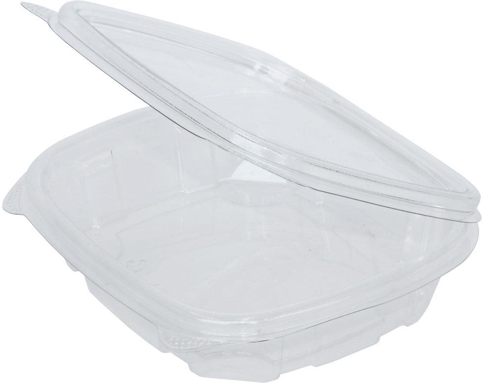RitePak - 8oz Clear Hinged Deli Container, 200/cs - DH08