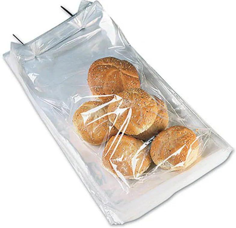 RiteSource - 10" x 20"+1.5" 1 Mil Thickness Wicketted Poly Bread Bag, 2000/cs - W102015