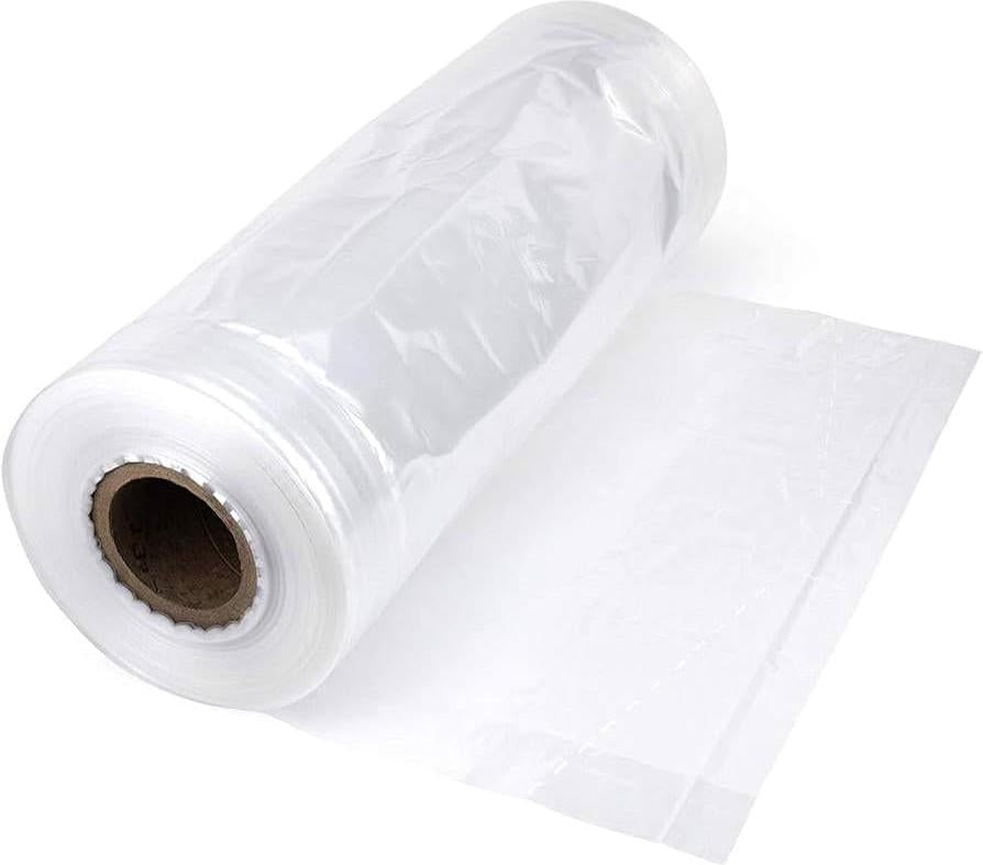 RiteSource - 25" x 15" x 30", 1 mil Clear Poly Bag/Liner, 500 bg/roll - P251530CL100FEQV