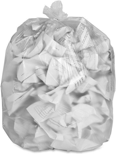 RiteSource - 38"x 60", 0.67 mil Clear Coreless Garbage Bag, 200 Bags/Case - L06G3860