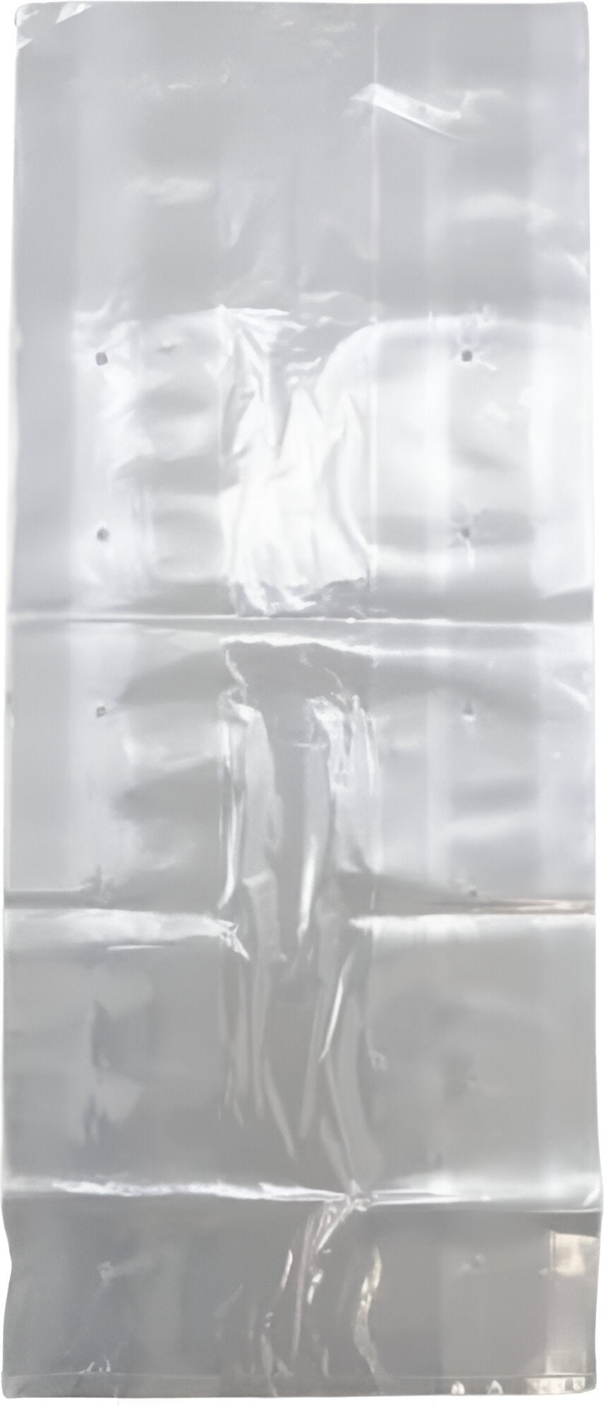 RiteSource - 5" x 3" x 12" Clear 4 lb Vented Poly Bags With Gusset, 500/bx - GP4V