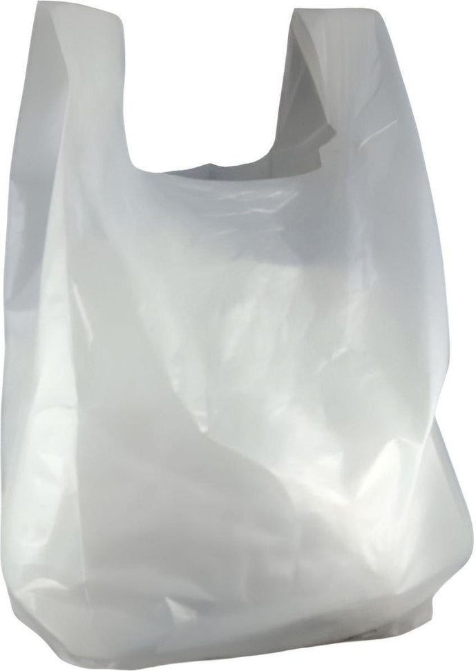 RiteSource - 9" x 8" x 18" S1 Low Density Clear Shopping Bag, 1000/Cs - 0308591