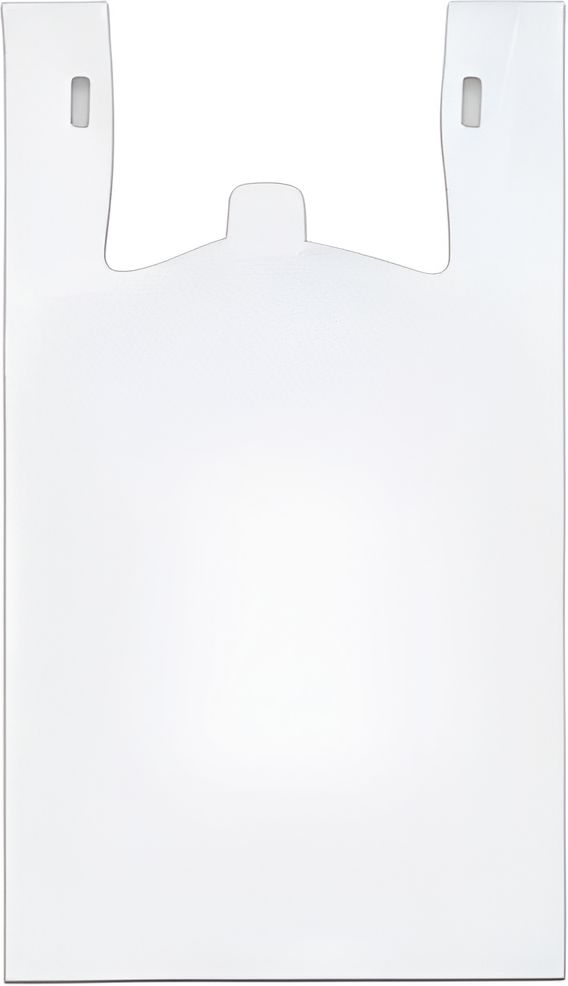 RiteSource - S10 White High Density T-Shirt Bags, 500/cs - THDS10W