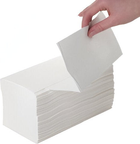 RiteTissue - 6.3" x 4.1" 2 Ply White Interfold Napkin, 6000/Cs - NF200