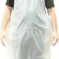 RiteTouch - 28" x 46" Plastic Apron White, 100/Bx, 10 Bx/Cs - AP2846