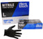 RiteTouch - 5 mil Black Large PF Nitrile Gloves, 100/bx, 10Bx/Cs - GNP150L