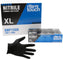 RiteTouch - 5 mil Black X-Large PF Nitrile Gloves, 100/Box, 10Bx/Cs - GNP150X
